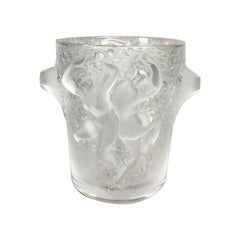 Vintage Lalique Ice Bucket "Ganymede"