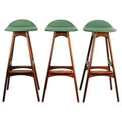 Erik Buch Stools 23 For At 1stdibs Rosewood Bar Stools Od 61 By Erik Buch For Oddense Maskinsnedkeri 1960s