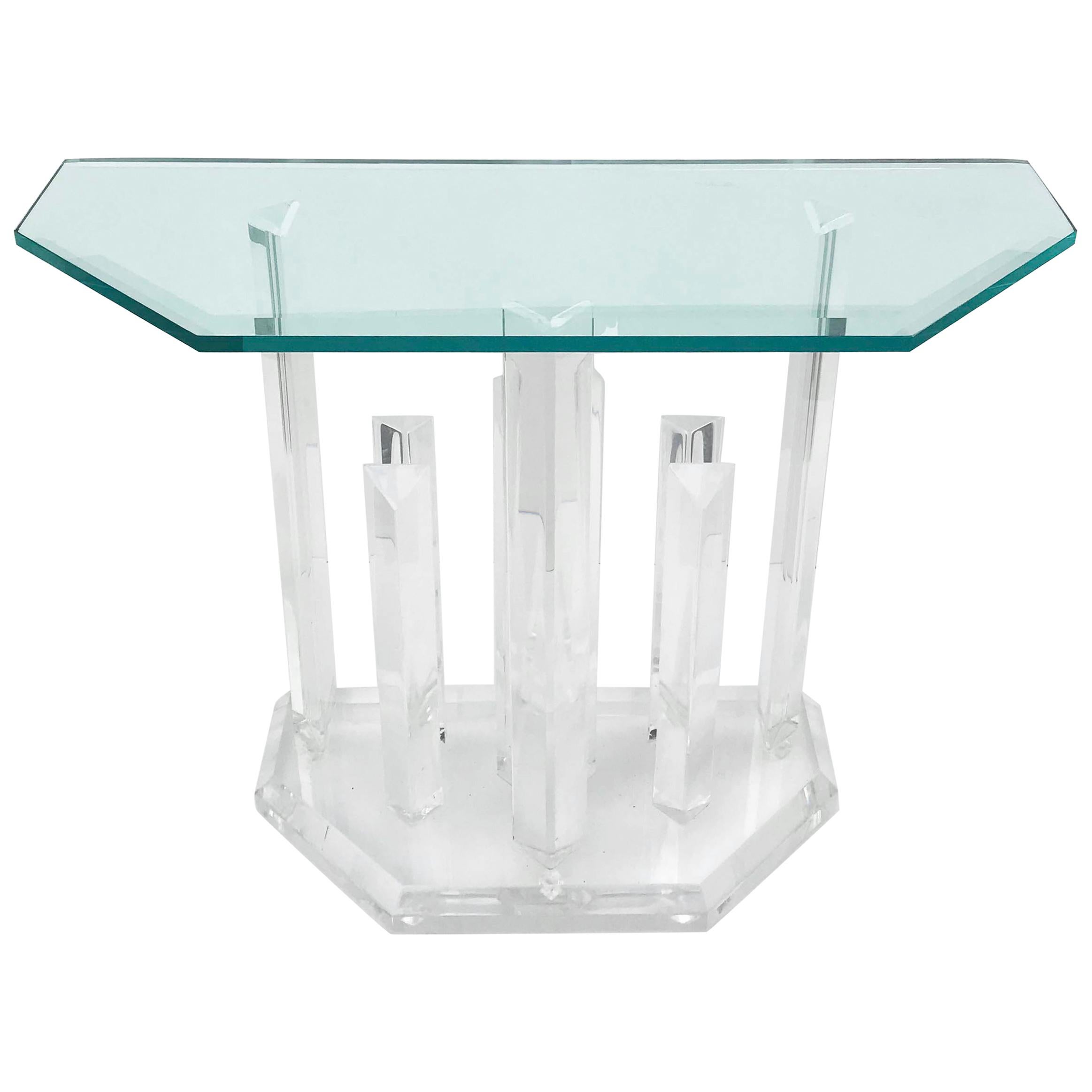 Lucite Console