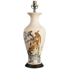 Antique Chinese Export Vase Lamp