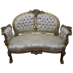 Louis Xv Sofas 71 For At 1stdibs Handcrafted Solid Gilded Wood Baroque Sofa Louis Xv Style