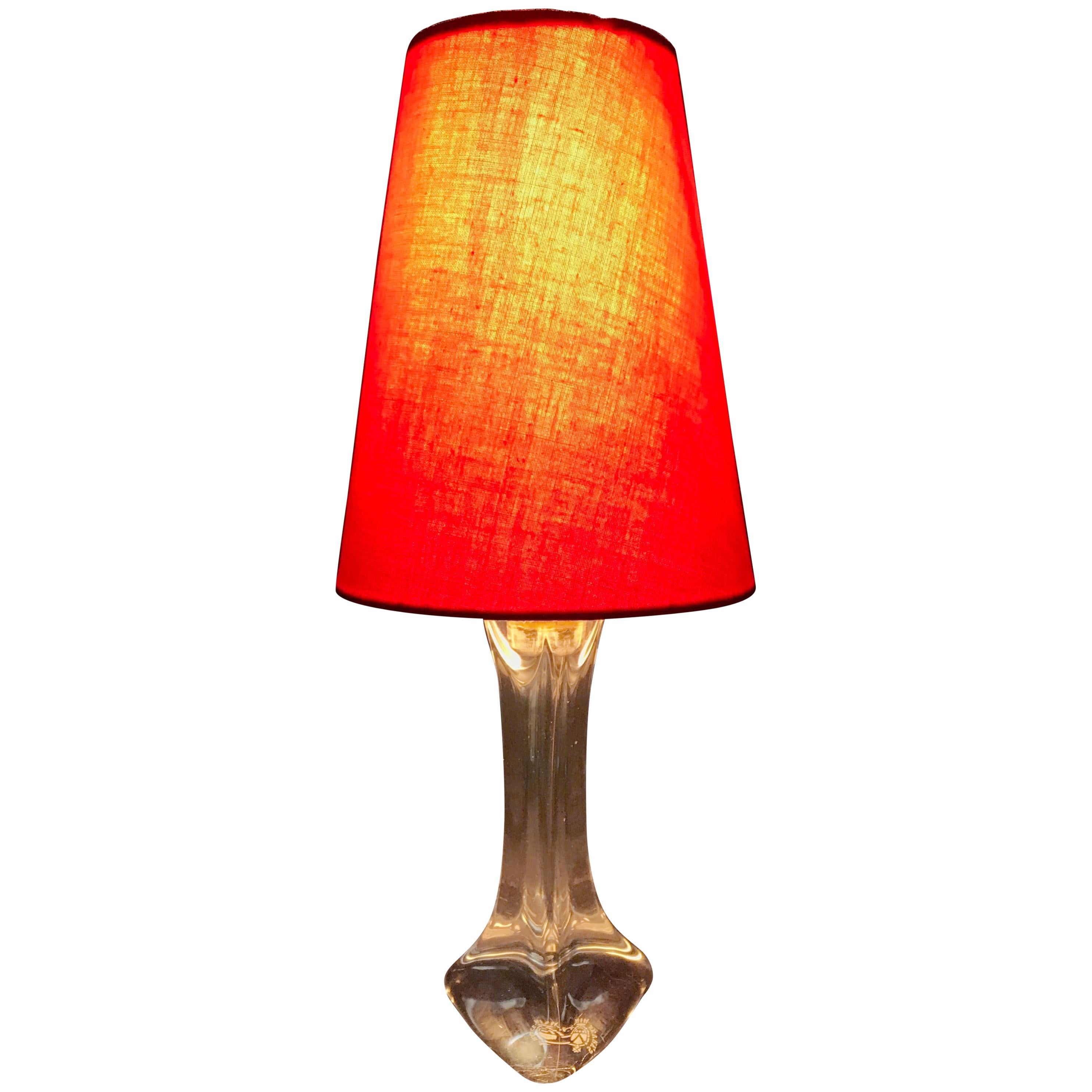 Sèvres Crystal Table Lamp, France For Sale