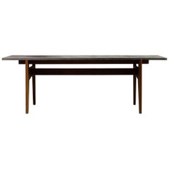 Teak and Limestone Coffee Table by Hans-Agne Jakobsson, 1950s