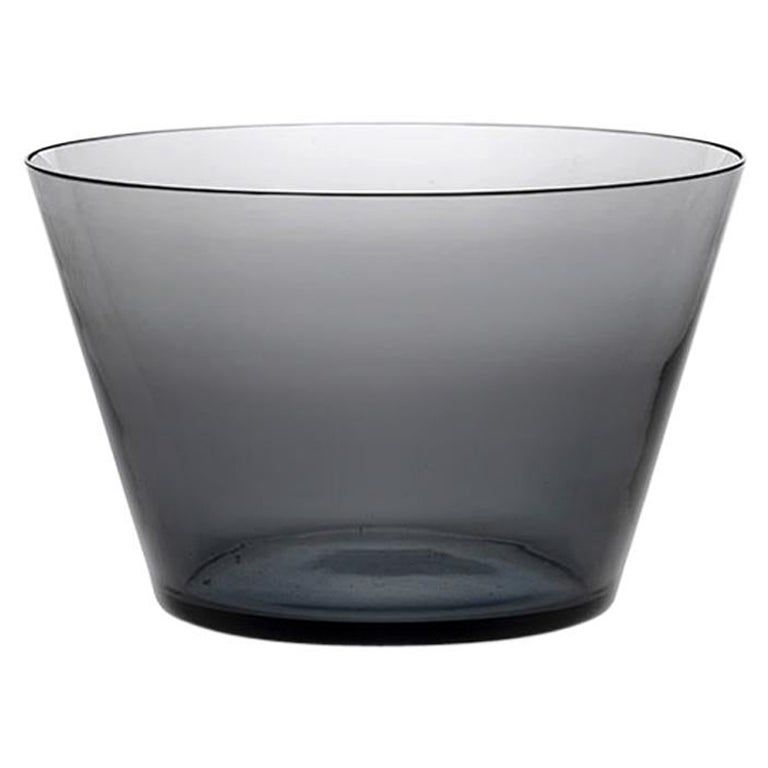 Coppa, Bowl Handcrafted Muranese Glass, Lead Smooth MUN by VG