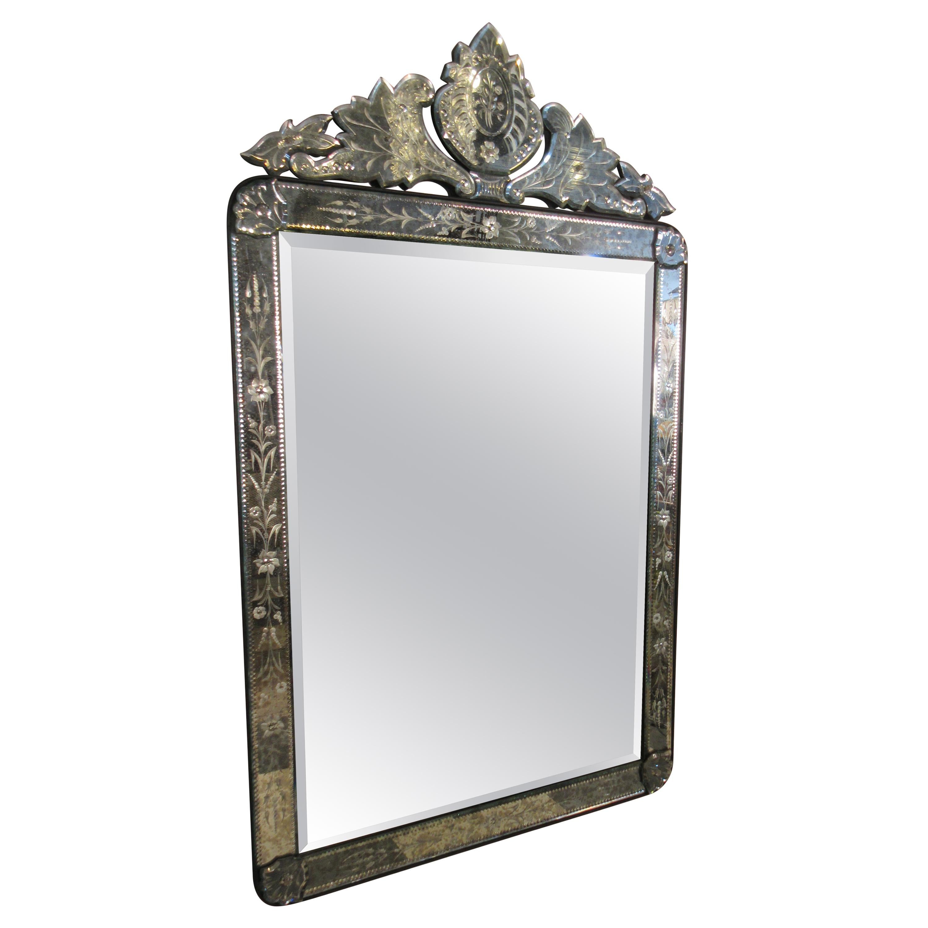 1940s Venetian Mirror