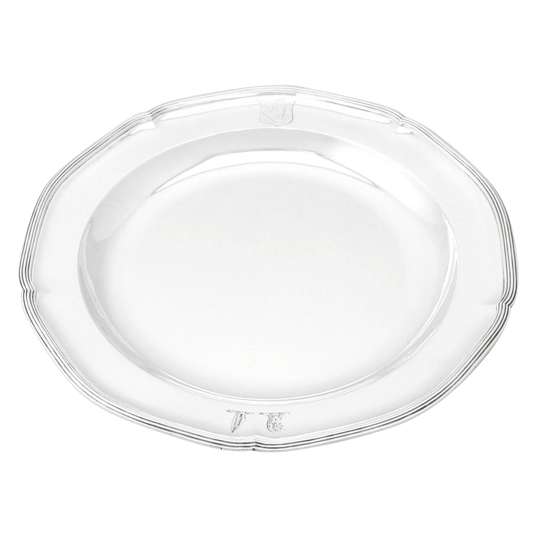 William Pitts & Joseph Preedy Antique Sterling Silver Plate
