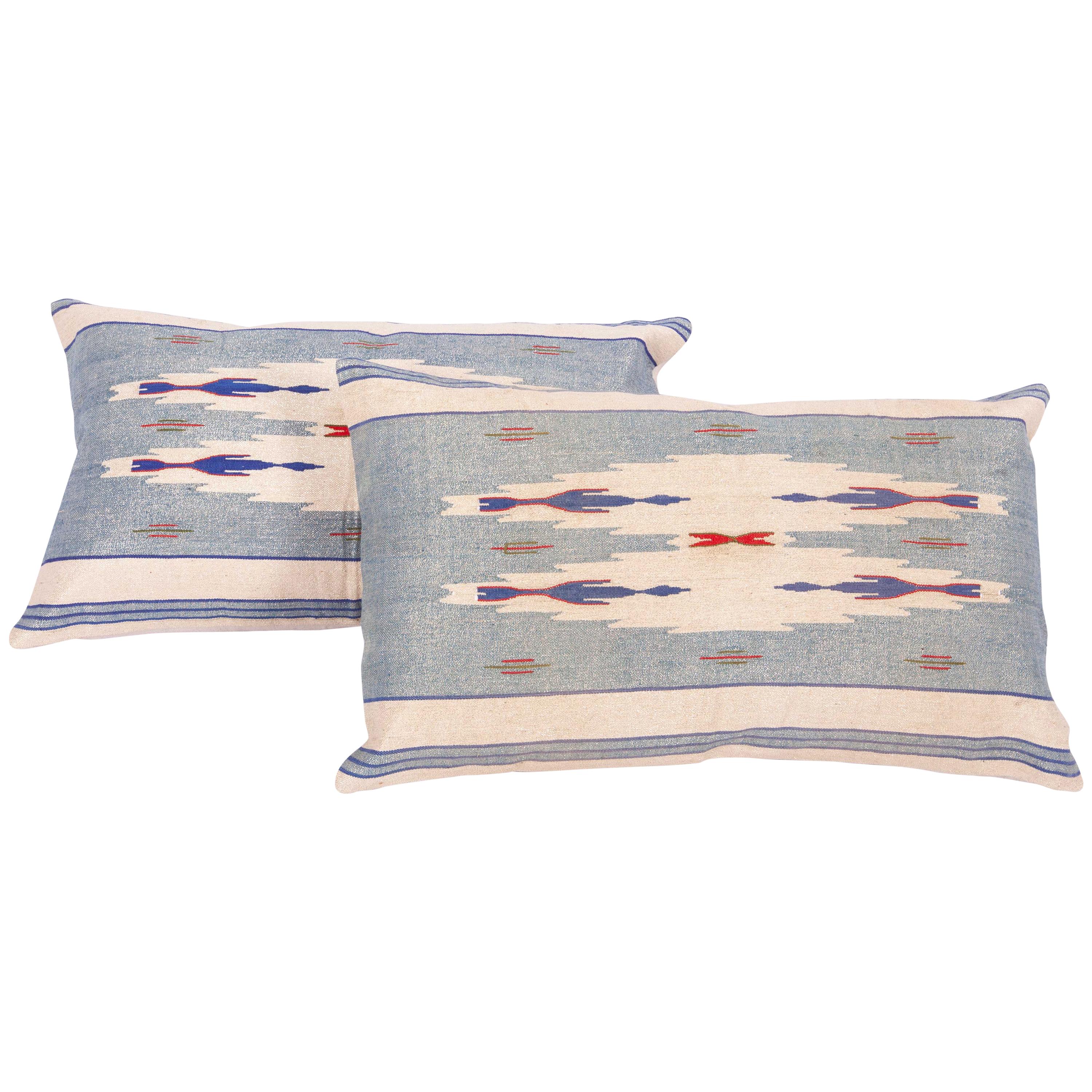 Pillow Cases Fashioned from an Early 20th Century Syrian Textile