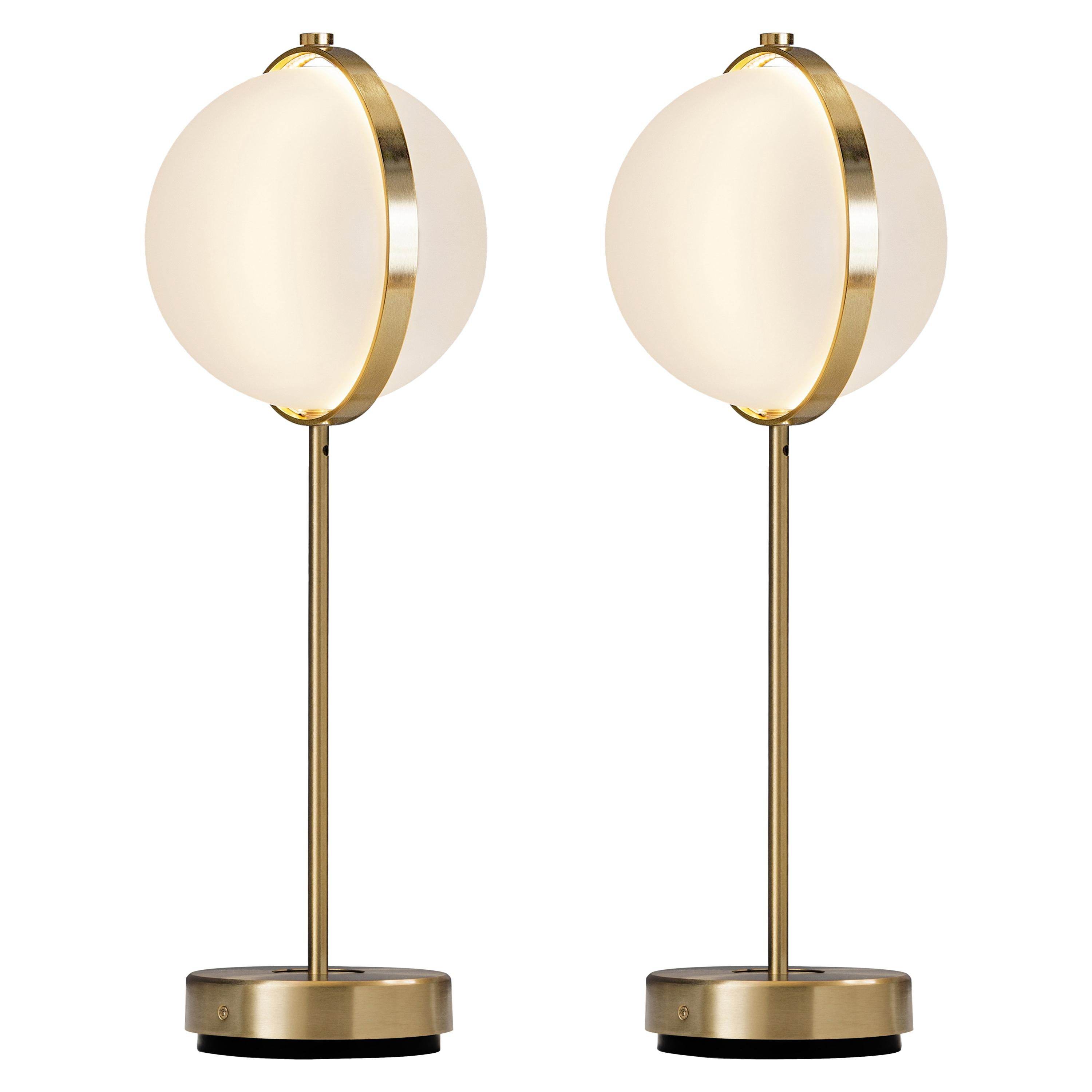 Pair of Orion Table Lamps, Large For Sale