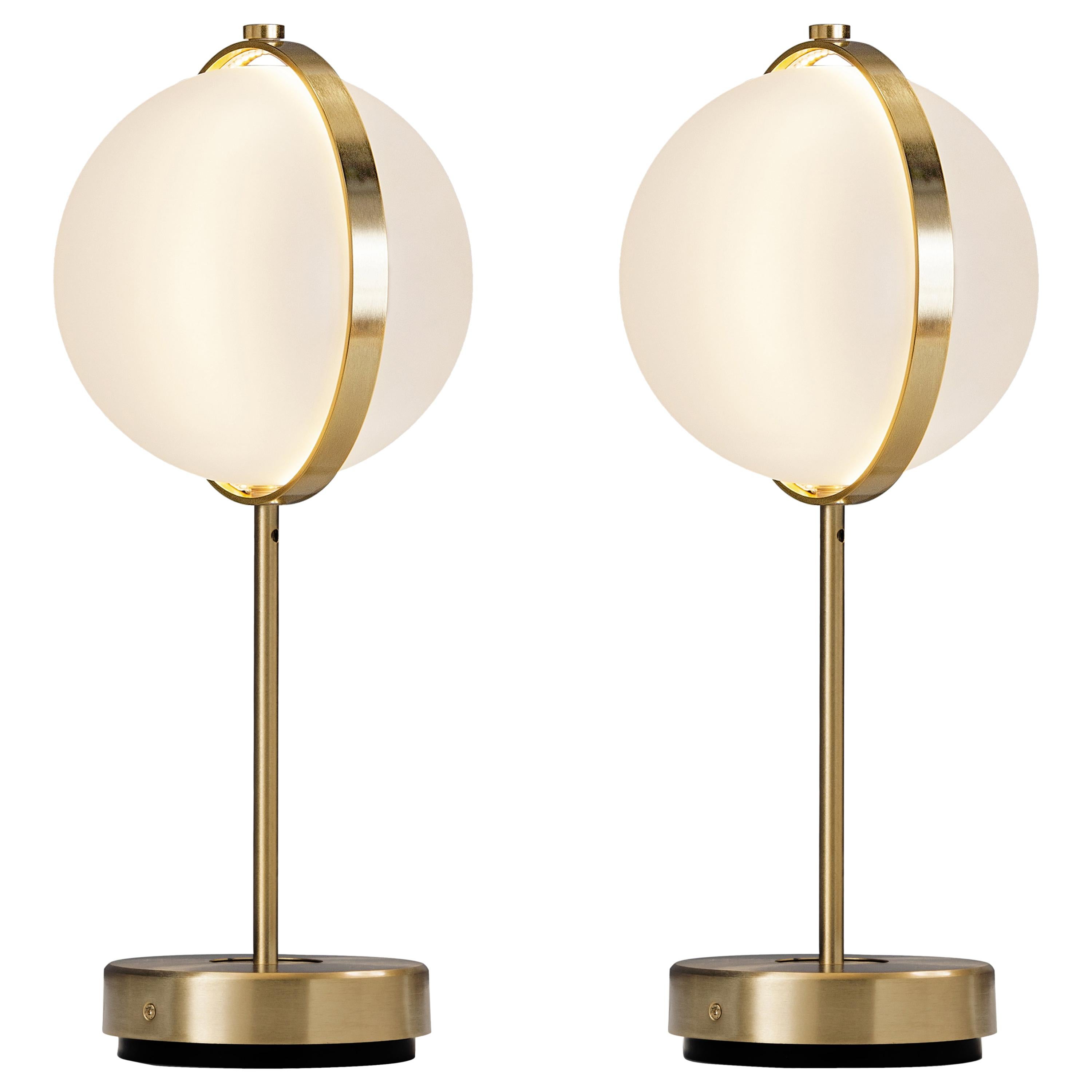 Pair of Orion Table Lamps, Medium For Sale