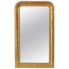 Louis Philippe Arch Top Gilt Mirror (H 49 x W 29)