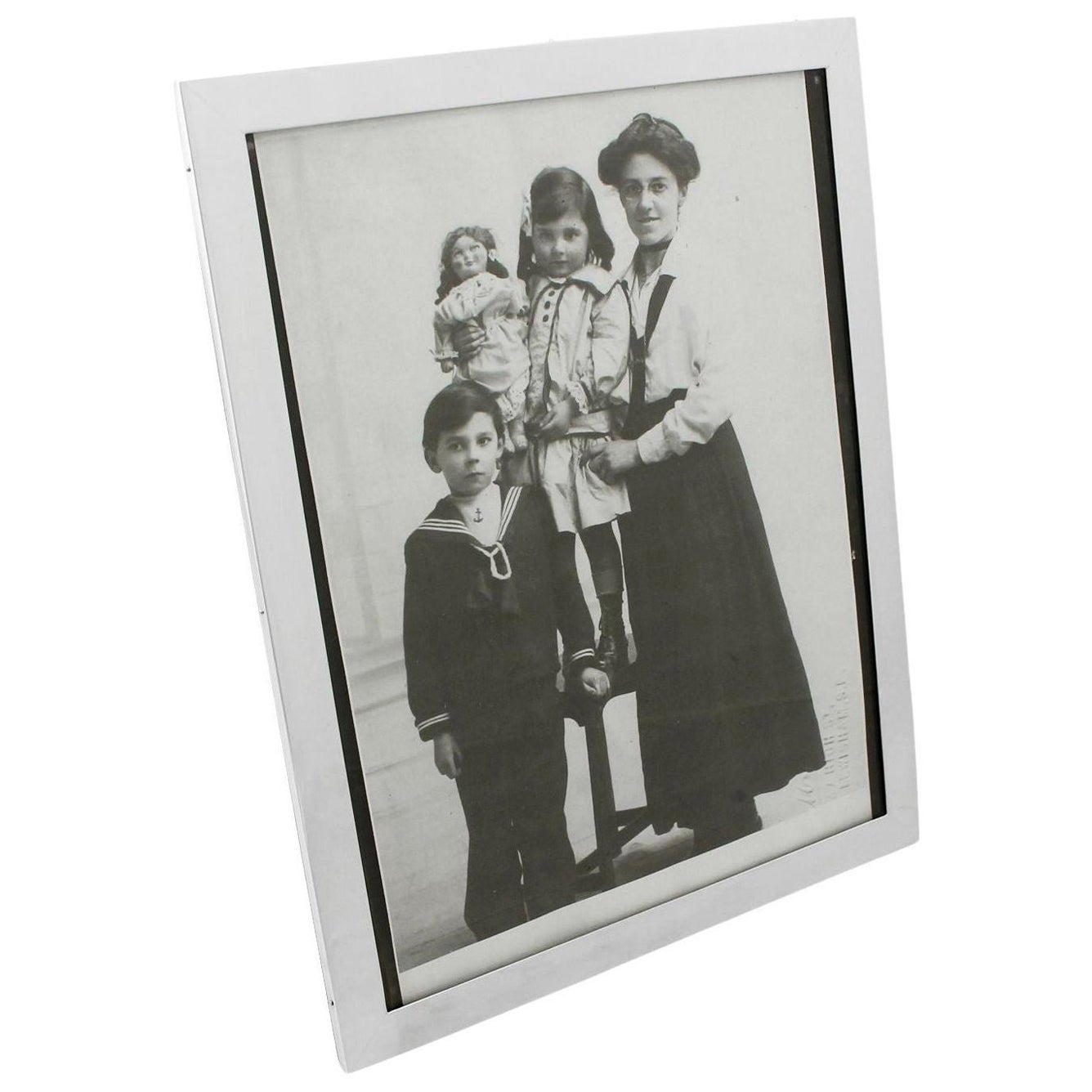 20. Jahrhundert George V. Sterling Silber Fotorahmen