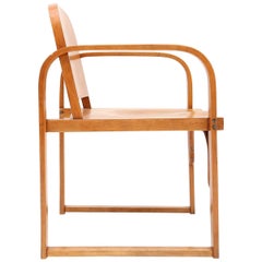 Modernist Plywood Armchair Early 20th Century by Tatra