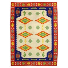 Vintage Rabat Moroccan Large Area Rug, Oversize Rug, Palace Size Carpet