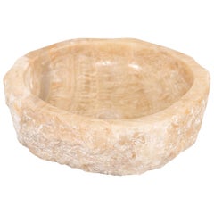 Round Onyx Sink Basin in Cream Color