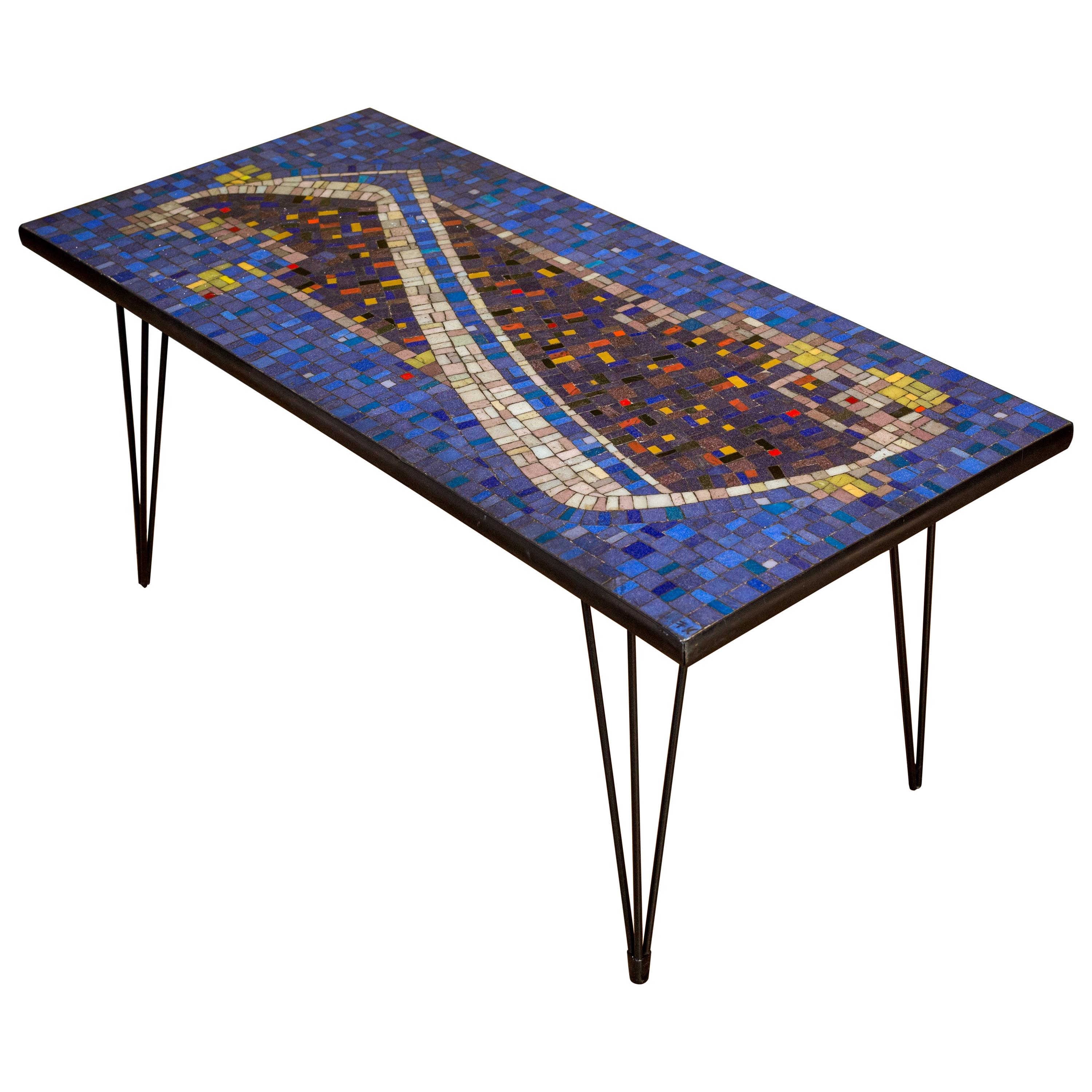 Mosaic Cocktail or Coffee Table