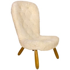 Scandinavian Modern Bergere Chairs