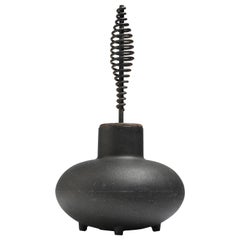 Mid-Century Modern Fireplace Tools and Chimney Pots