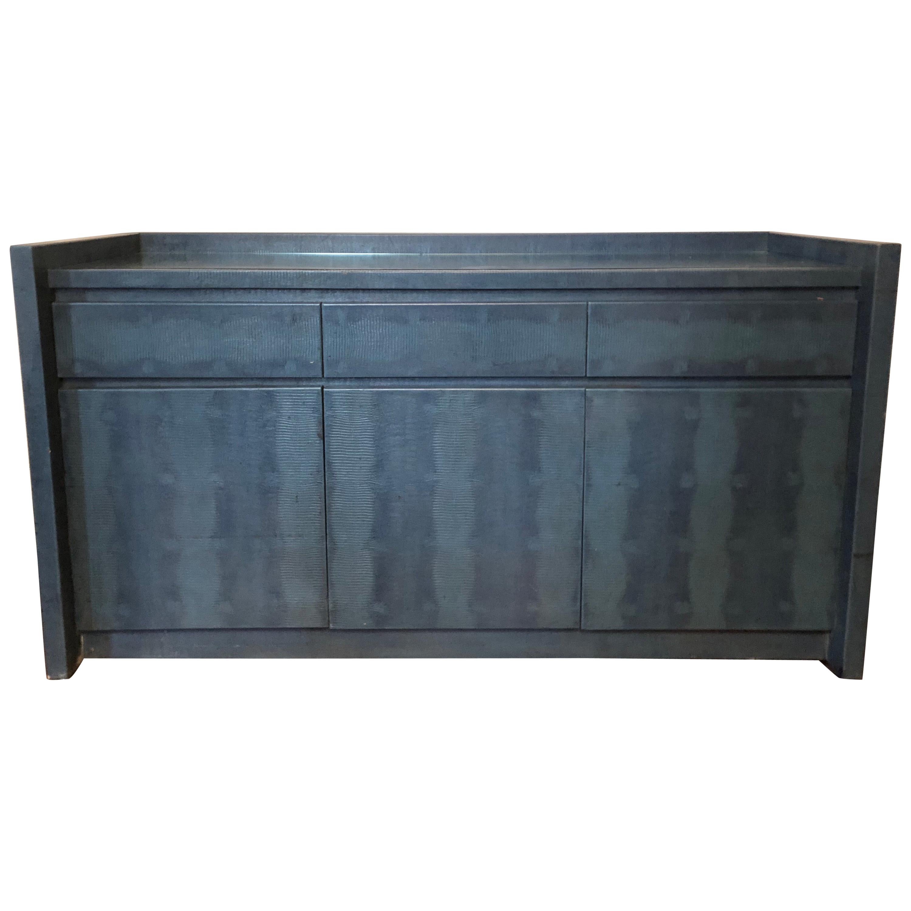 Embossed Leather Sideboard