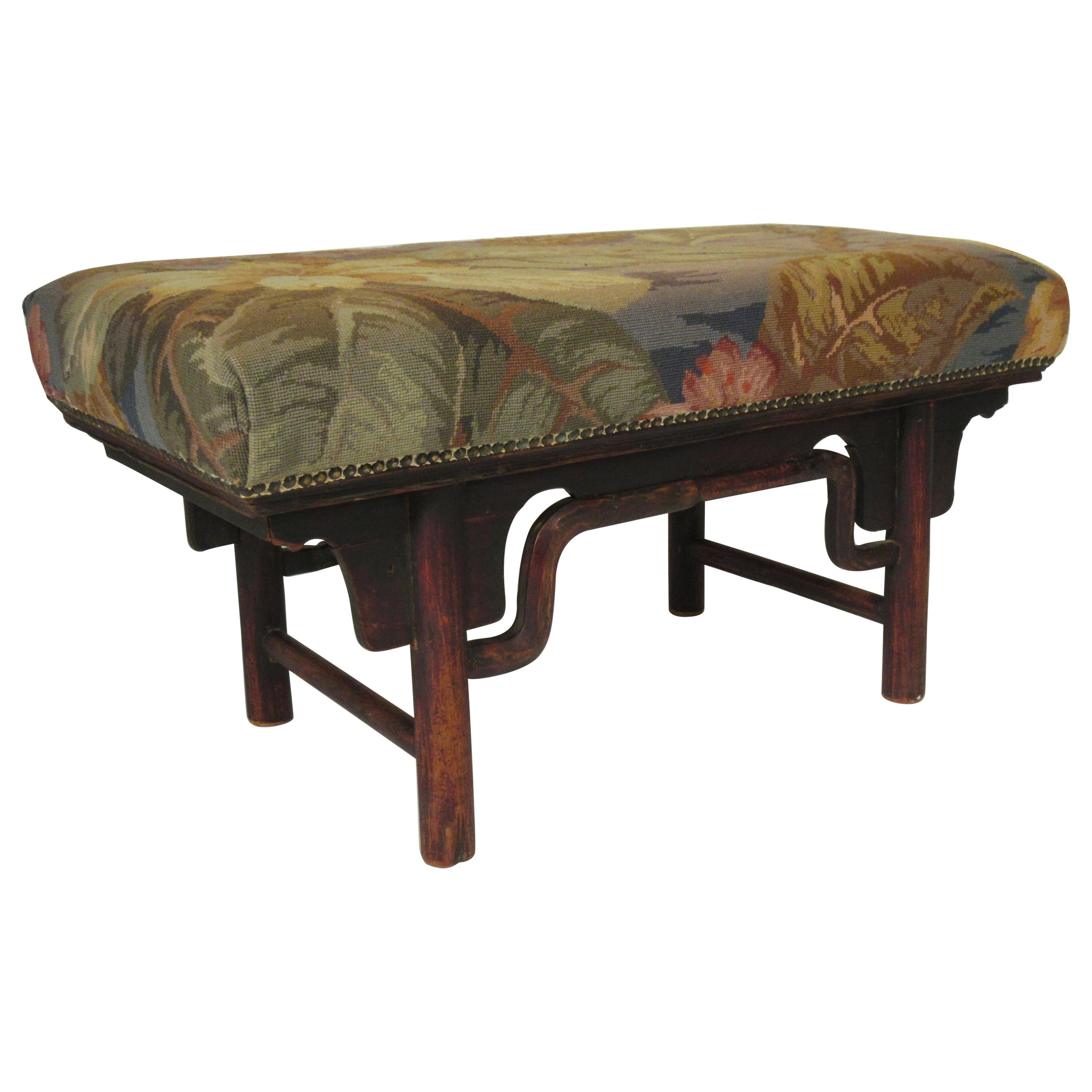 1910 Asian Wood Bench