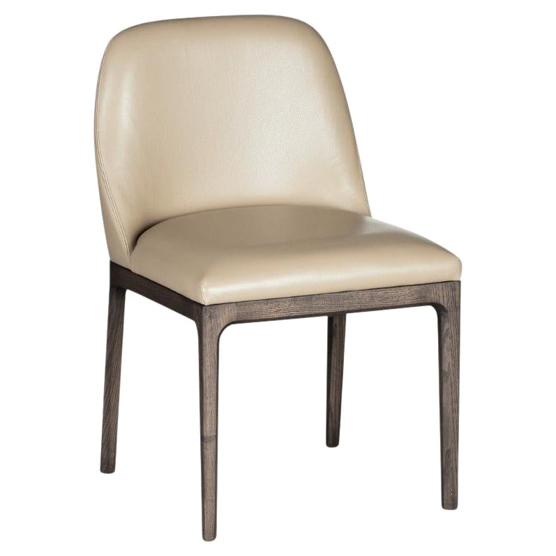 Bellagio Contemporary Upholsterd Dining Chair in Ashwood 