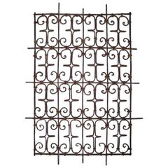 Five Islamic Wrought Iron Wall Decorations or Sculptures