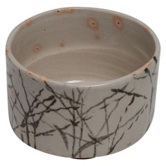 Bol à thé en céramique Chawan, par Kamisaka Sekka (Japon, 1866-1942)