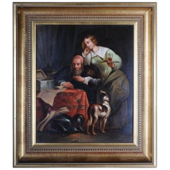 Antico pittore di genere olandese, XIX secolo
