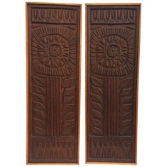 Wood Wall-mounted Sculptures