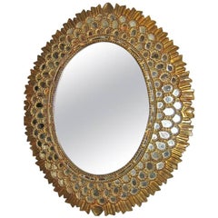 Large Oval Spanish Colonial Mirror
