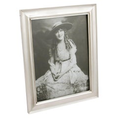 Cadre pour photographies ancien en argent sterling George V de 1916