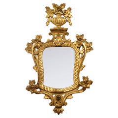 18th Century Charles IV of Spain Gold Gilded Neoclassical Mirror