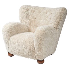 Wood Wingback Chairs