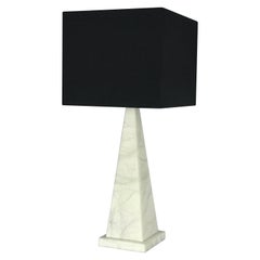 'Pyramid' Alabaster Table Lamp in the Manner of Pierre Chareau