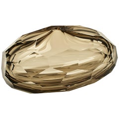 Arcade Murano Art Glass Vase "Pedra Champagne" by Ivan Baj