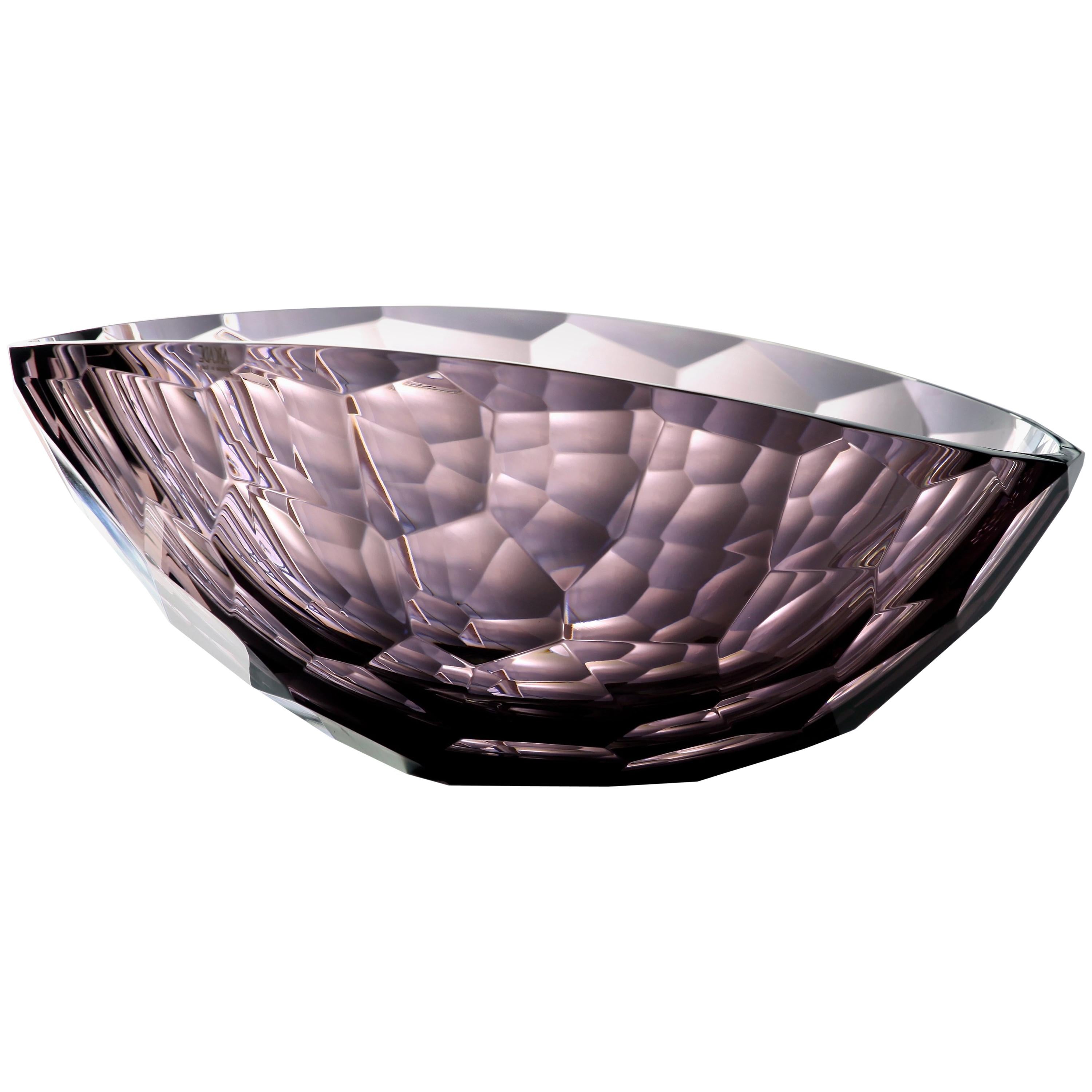 Arcade Murano Art Glass Vase "Venus Amethyst” Design by Ivan Baj For Sale