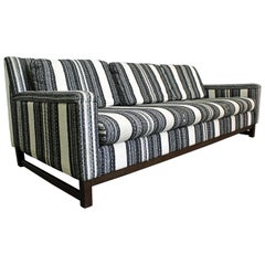 Striped Sofas 68 For On 1stdibs Mid Century Modern Striped 3 Seat Selig Imperial Sofa