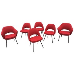 Eero Saarinen for Knoll Set of Six Dining Chairs