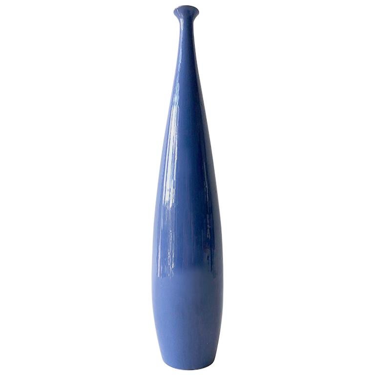 Raymor Italian Modernist Elongated Bottleneck Vase