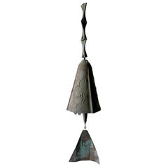 Vintage Paolo Soleri Midcentury Modern Bronze Glocke