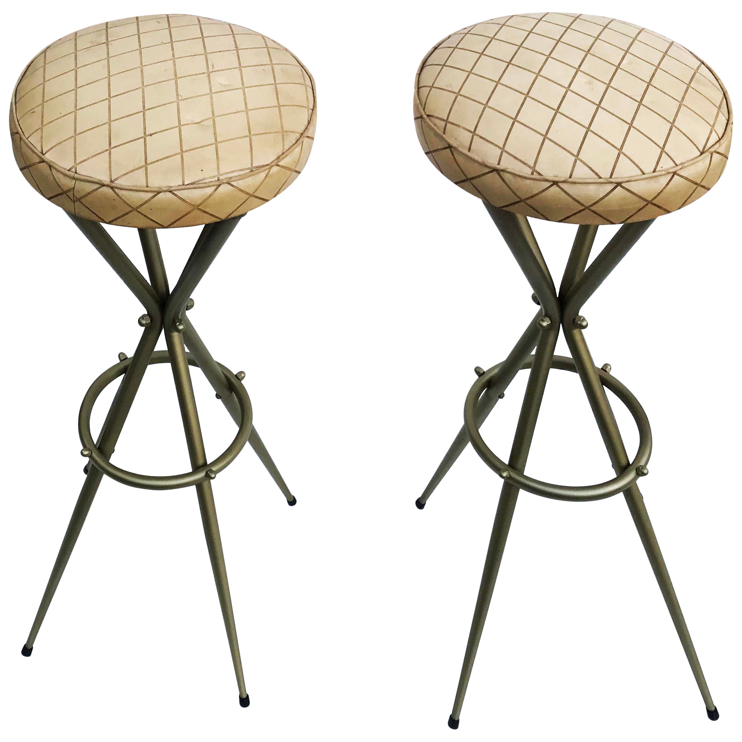 Pair of Soshun Flower Bar Stools by Masanori Umeda for Edra, Italy