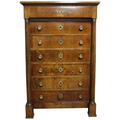 Beautiful 19th Century French Empire Weekly Dresser