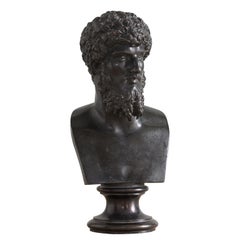 Antique Italian Mid-Nineteenth Century Bronze Bust of Lucius Verus