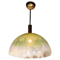 Venini Green Dome Pendant Light by Ludovico Diaz de Santillana