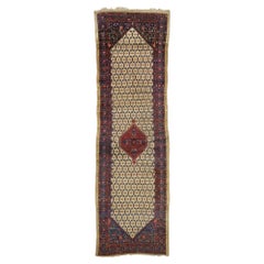 1880s Antique Persian Malayer Extra-Long Rug