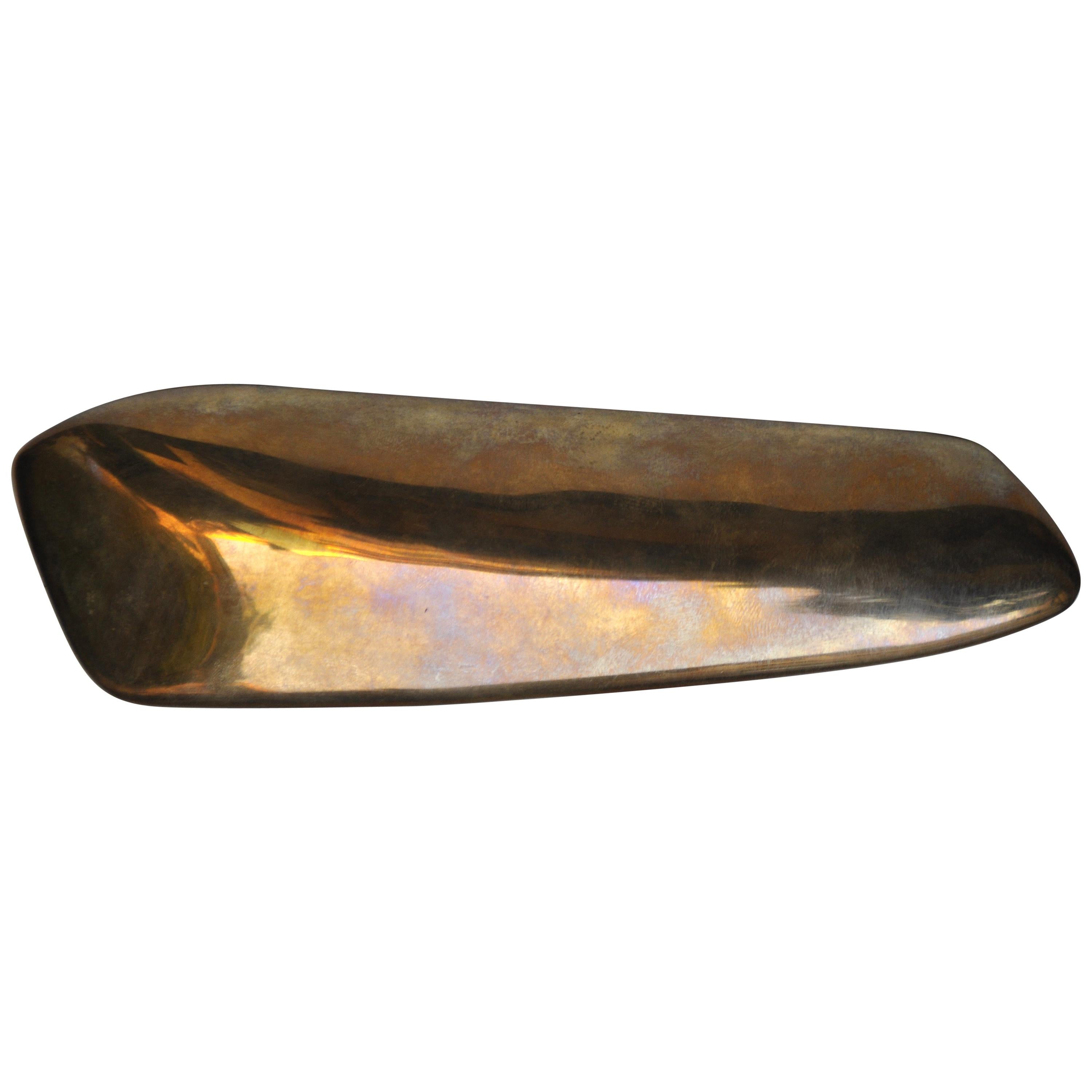 Contemporary Sculptural Bronze Handle 'Eblis' Cast in French Sand Molds For Sale