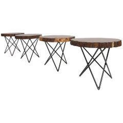 Midcentury Side or Coffee Tables with Hairpin Legs Original, France, 1950s