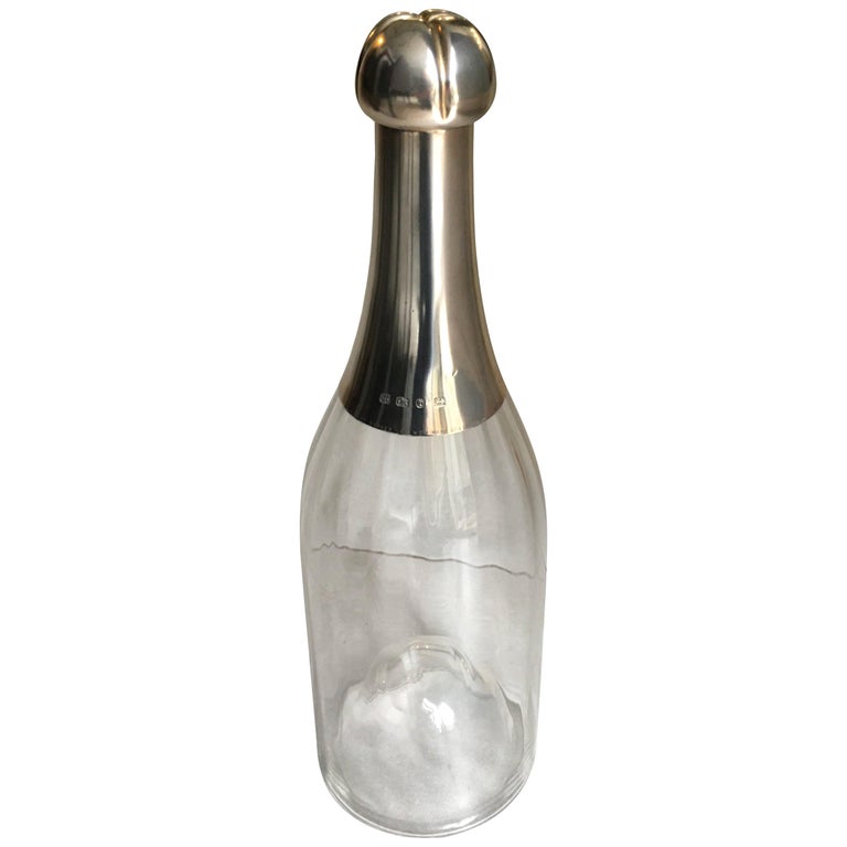 Antique Glass Wine Decanter - 27 For Sale on 1stDibs