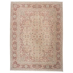 Tapis Sivas rouge et beige