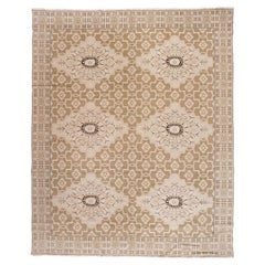 Floral Medaillons Tan Teppich