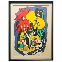 Fernand Leger Lithographie 481/500 aus den 1969er Jahren